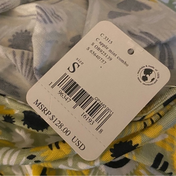 NWT Free People Daria Draped Maxi Dress 
Apple Mint Combo - Picture 10 of 10